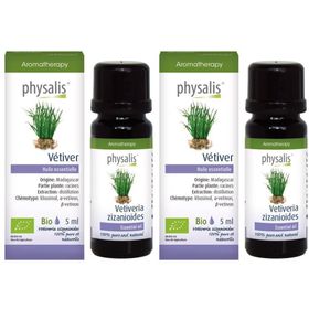 Physalis® Vétiver Huile Essentielle Bio