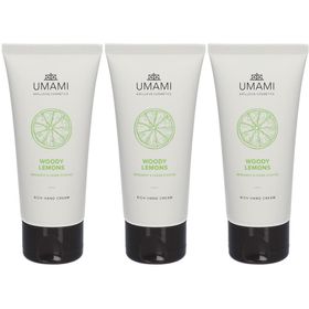 Umami Woody Lemons Rich Hand Cream Bergamote & Cèdre