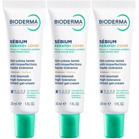 Bioderma Sébium Kerato+ Cover Gel-Crème Teinté Anti-Imperfections Haute Tolérance Medium