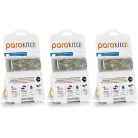 Parakito Bracelet Anti-Moustique Rechargeable Adults Graphic Camouflage