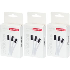 MyVariations Pack 3 Tête de Brosses Gencives Sensibles - Ivory-White