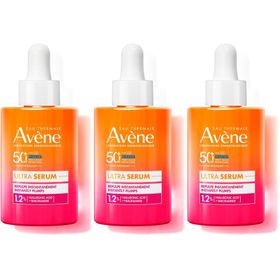 Avène Zon Opvullend Ultra-Serum anti-aging SPF50+ | Zeer hoge zonnebescherming | Hyaluronzuur & Niacinamide | Gevoelige huid