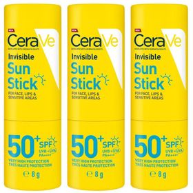 CeraVe Invisible Sun Stick SPF50+ | Met 3 essentiële ceramiden | Voor alle huidtypes