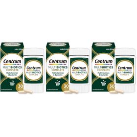 Centrum MultiBiotics Complete ∣ 18 bacteriestammen & 18 vitaminen en mineralen, multivitaminen ∣ Darmflora, Energie, Immuniteit ∣ Vitamine D, B12, IJzer