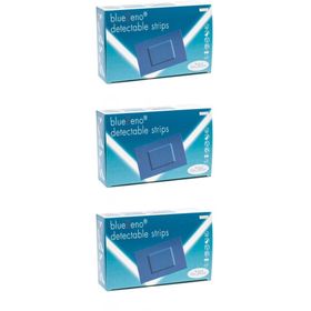 BlueZeno Detectable Strips Steriel 7,5cm x 5cm