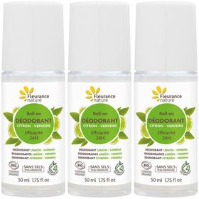 Fleurance Nature Déodorant 24h Roll-On Citron - Verveine Bio