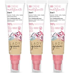 Lady Green Mattifiërende 5-in-1 BB Crème Très Claire Bio