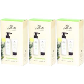 Umami Woody Lemons Mini Handverzorgingscadeauset Bergamot & Ceder
