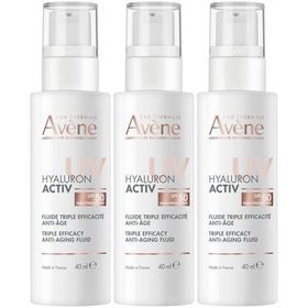Avène Hyaluron Activ UV SPF50 Anti-aging Fluide Drievoudige Werking | Hoge Bescherming | Gevoelige huid