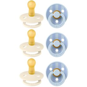 BIBS STUDIO Colour 2 Pack Block - Baby Blue | +6 maanden