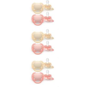Philips Avent Fopspeen +0m Soft rose/beige