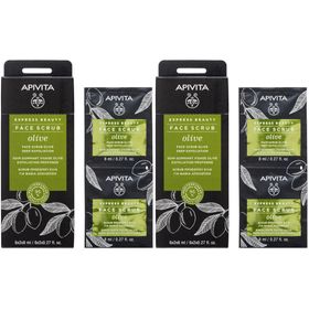 Apivita Beauty Express Intensief Reinigende Exfoliërende Crème met Olijf