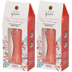 Lady Green Roll-On Matifiant en Pierre Volcanique