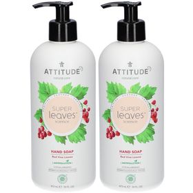Attitude Natural Savon Mains aux Feuilles de Vigne Rouge 473 ml savon