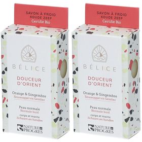 Bélice Douceur d'Orient Koude Zeep Orange & Gingembre Bio