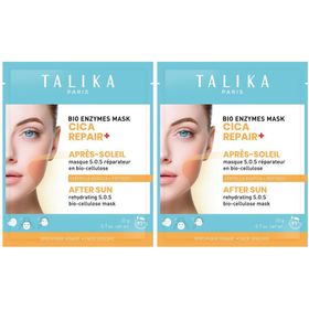 Talika Cica Repair + Masque S.O.S. Réparateur Après-Soleil en Bio-Cellulose