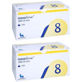 Novofine Aiguilles 30G 8 mm