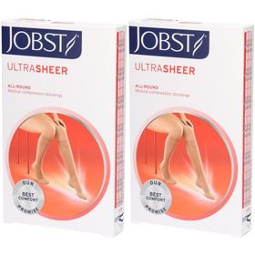 JOBST Ultrasheer Kniekous Klasse 2 Ad Regular Open Softfit Natuur Large