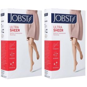 JOBST Ultrasheer Kniekous Klasse 2 Ad Regular Open Softfit Natuur Extra Large