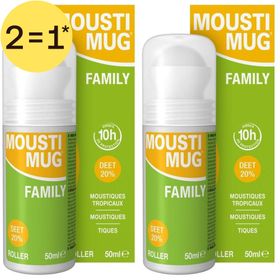 Moustimug Tropical 20% Deet Roller | 2=1*