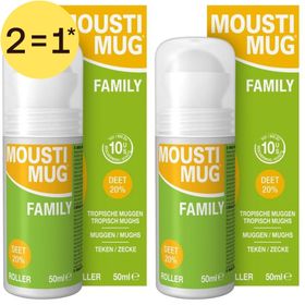 Moustimug Tropical 20% DEET-roller | 2=1*