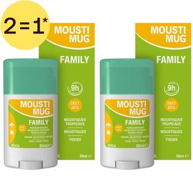 Moustimug Family Stick 20% DEET | 2=1*