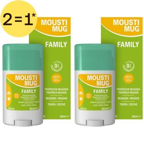 Moustimug Family 20% DEET Stick | 2=1*