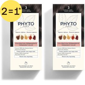 Phyto Phytocolor 3 Donker Kastanjebruin | 2=1*
