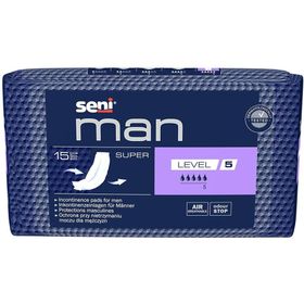 Seni® Man Super Mannelijke inleggers absorptie 5