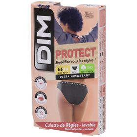 DIM Protect Culotte de règles lavable - Slip Taille 36-38 - Flux Moyen