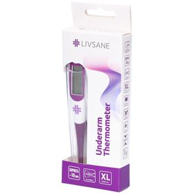 LIVSANE® Flexibele axillaire thermometer met XL-display