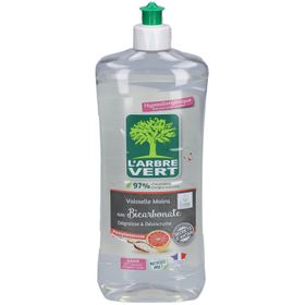 L'ARBRE VERT Liquide vaisselle au Bicarbonate parfum Pamplemousse