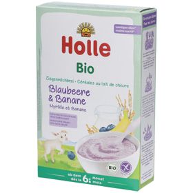 HOLLE Bio-pap met melk, bosbessen en banaan
