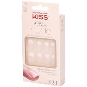 KISS Salon Acrylic Faux ongles French Nude Taille M