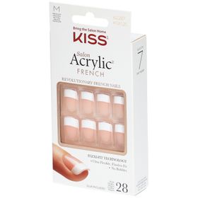 KISS Kit Salon Acrylique French – Faux ongles effet acrylique