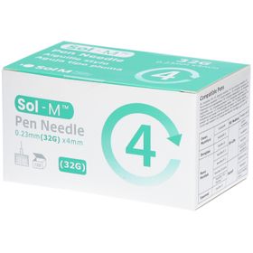 Sol-M Aiguilles stylo 0.23mm x 4mm (32G)