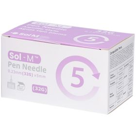 Sol-M Aiguilles stylo 0.23mm x 5mm (32G)