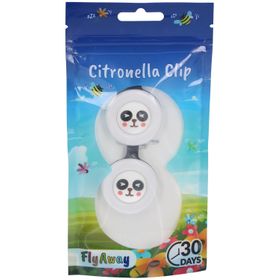 FlyAway® Citronella-Clip Panda Duopack