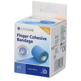 LIVSANE Vingerverband 5 cm x 4,5 m zelfklevend