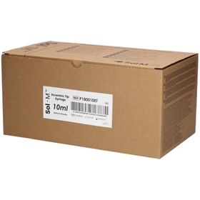 Sol-M Seringue embout excentré 10ml sans aiguille