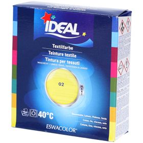 Ideal® MAXI Textilfarbe No02 Citron pour coton, lin, jute & viscose