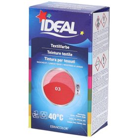 Ideal® MINI Textilfarbe No03 Vermillon pour coton, lin, jute & viscose