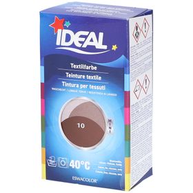 Ideal® MINI Textilfarbe No10 Marron pour coton, lin, viscose & soie