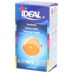 Ideal® MINI Textilfarbe No22 Gold pour coton, lin, jute et viscose
