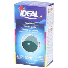 Ideal® MINI Textilfarbe No24 Vert sapin pour coton, lin, viscose & soie