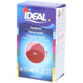Ideal® MINI Textilfarbe No30 Cassis pour le coton, le lin, la viscose et la soie