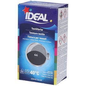Ideal® MINI Textilfarbe No66 Gris anthracite pour le coton, le lin, la viscose & la soie