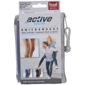BORT ActiveColor® Kniebandage Gr. XL blauw