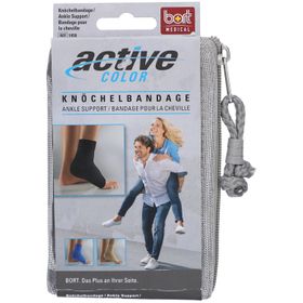 BORT ActiveColor® enkelbandage maat M zwart