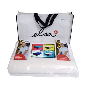 ELSA Nekkussen 50 x 11 cm Fluwelen hoes Ecru